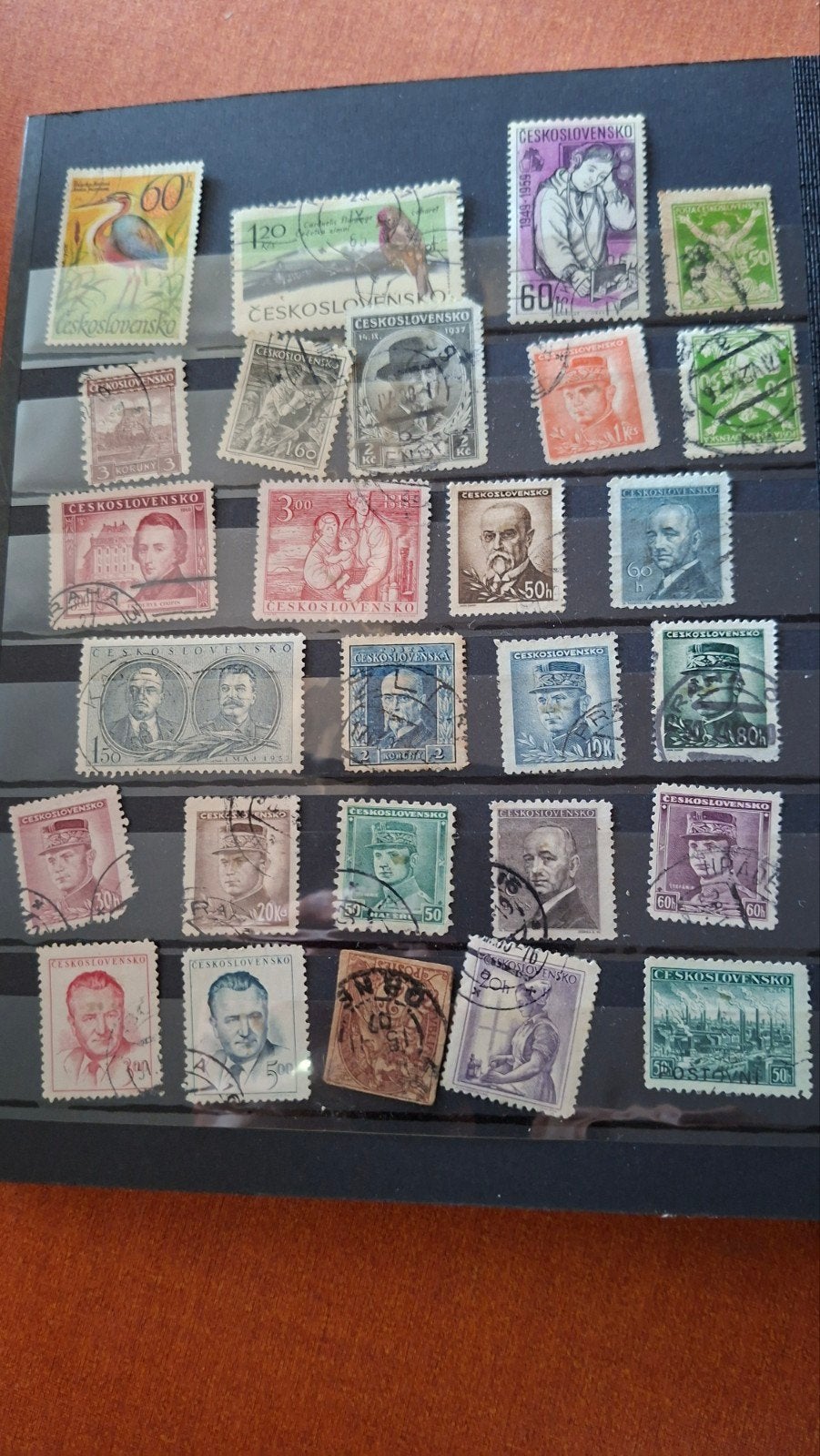 postzegels gestempeld  Tsjecho-Slowakije, Postzegels en Munten, Ophalen of Verzenden, Buitenland