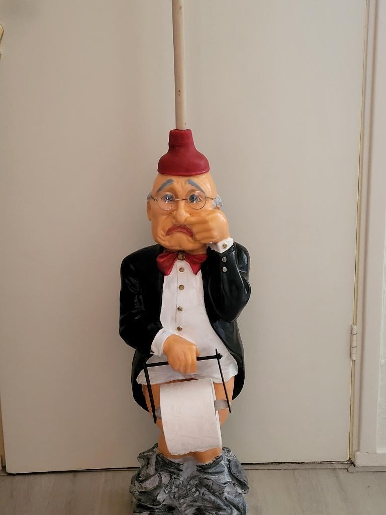 Wc rolhouder beeld, Ophalen of Verzenden, Zo goed als nieuw, Overige kleuren, Overige typen