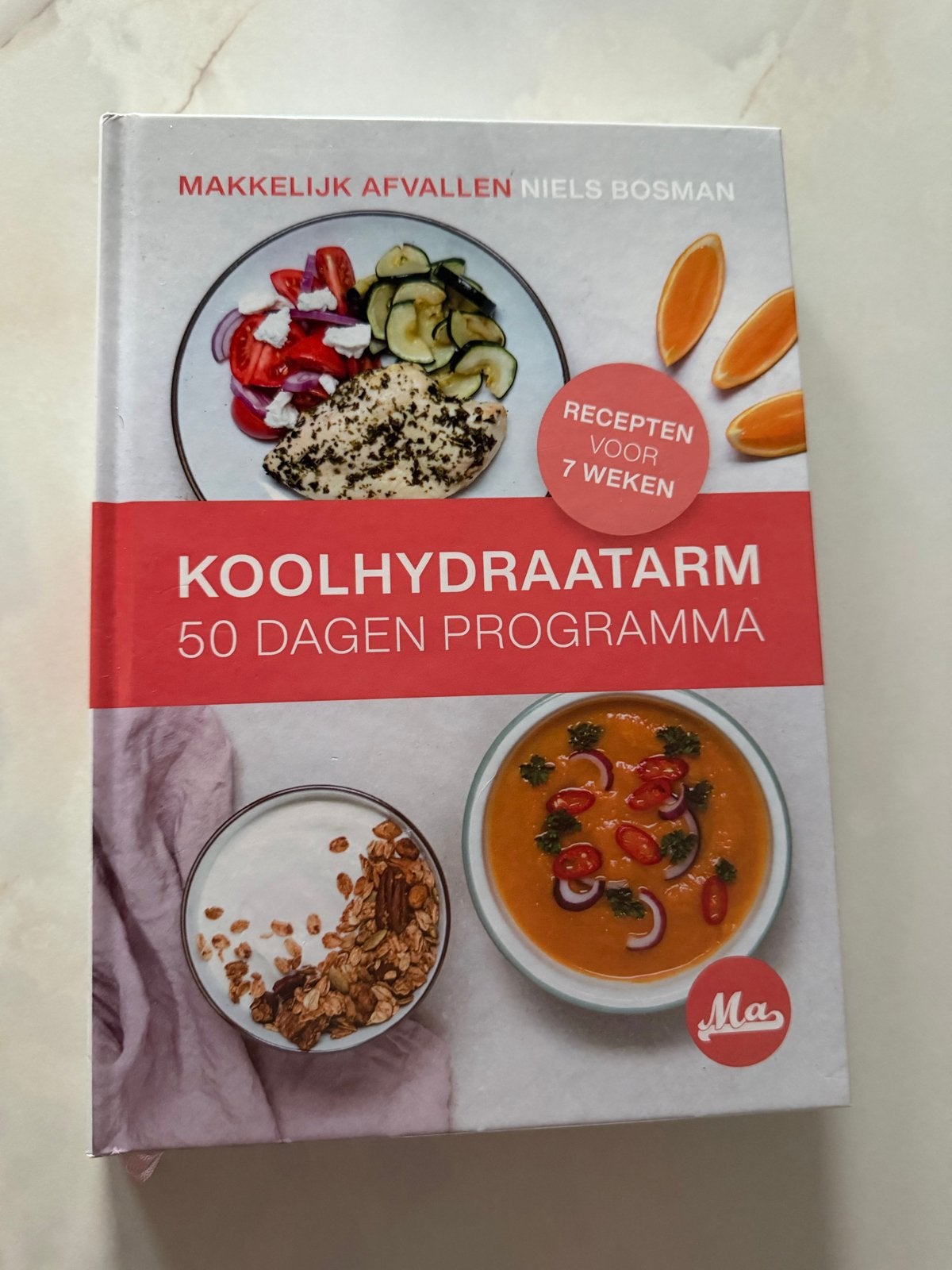 Koolhydraatarm 50 Dagen Programma - Makkelijk Afvallen