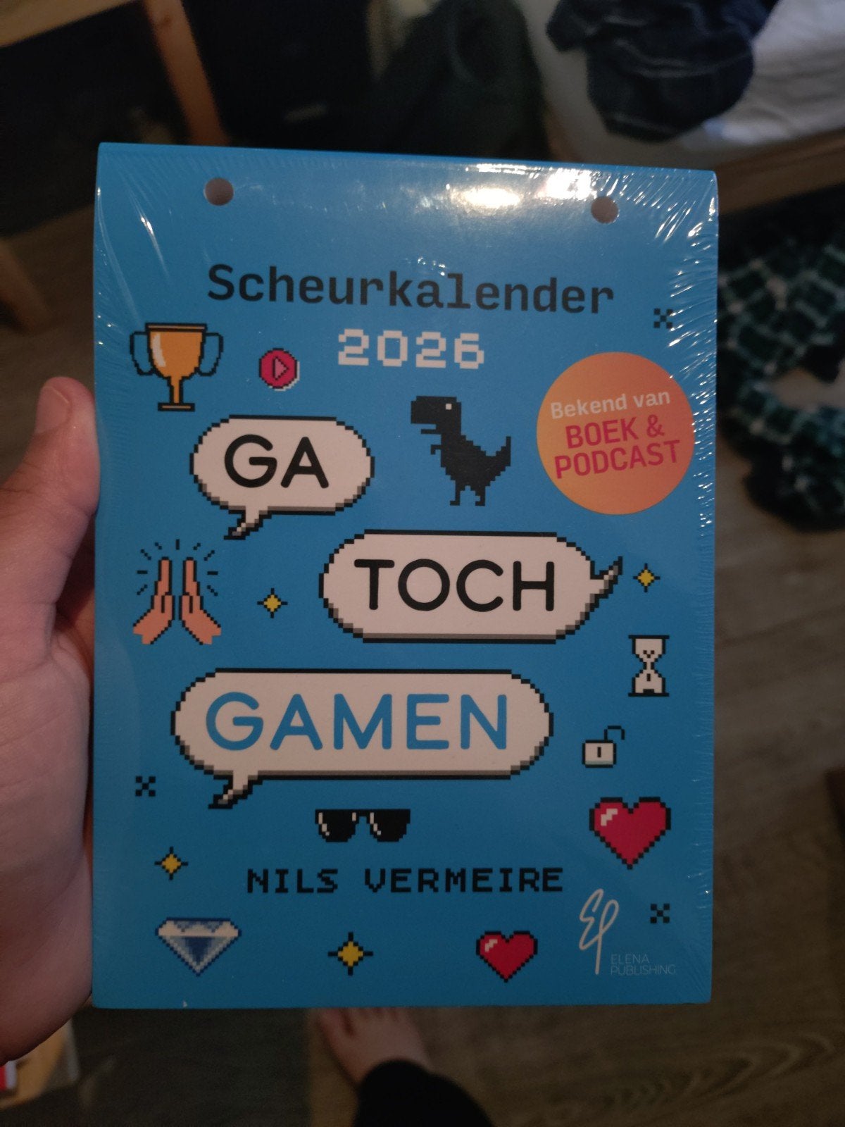 Ga Toch Gamen Scheurkalender 2026 – Nils Vermeire – nieuw ge, Diversen, Ophalen of Verzenden, Dagkalender, Nieuw