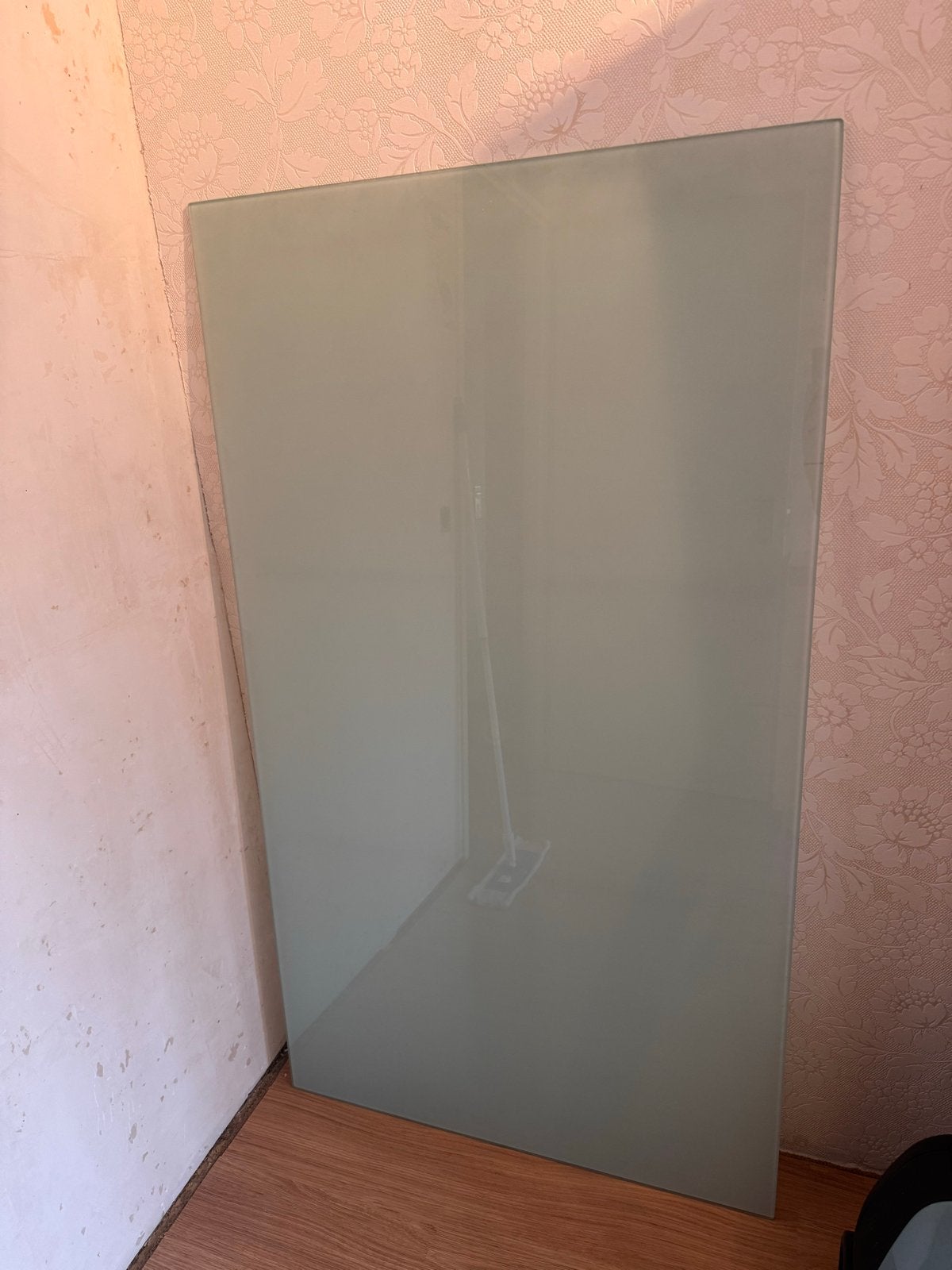 Melkglas/ glasplaat 160x90 cm, Gebruikt, Glas, Rechthoekig, 50 tot 100 cm