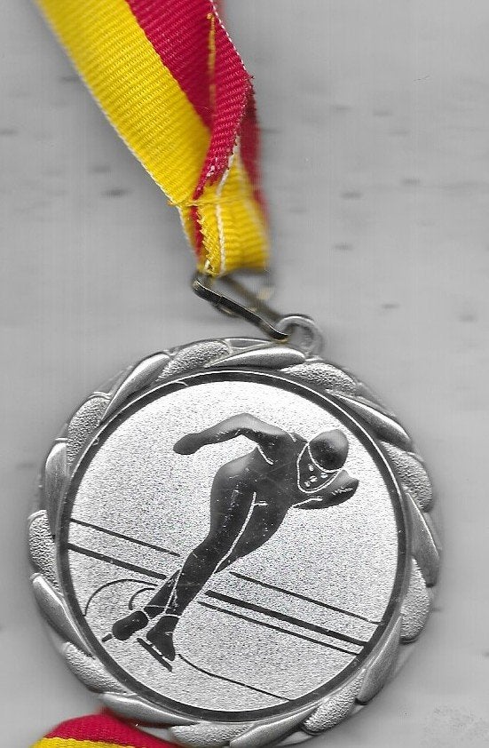 SCHAATS MEDAILLE SPORT, Postzegels en Munten, Penningen en Medailles, Ophalen of Verzenden, Overige materialen, Nederland