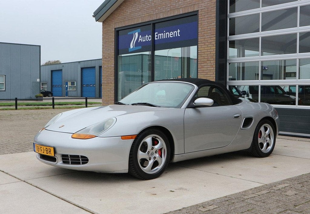 Porsche Boxster S 3.2 incl Hardtop en Nieuwe APK, Auto's, Euro 2, Gebruikt, Zwart, Bedrijf