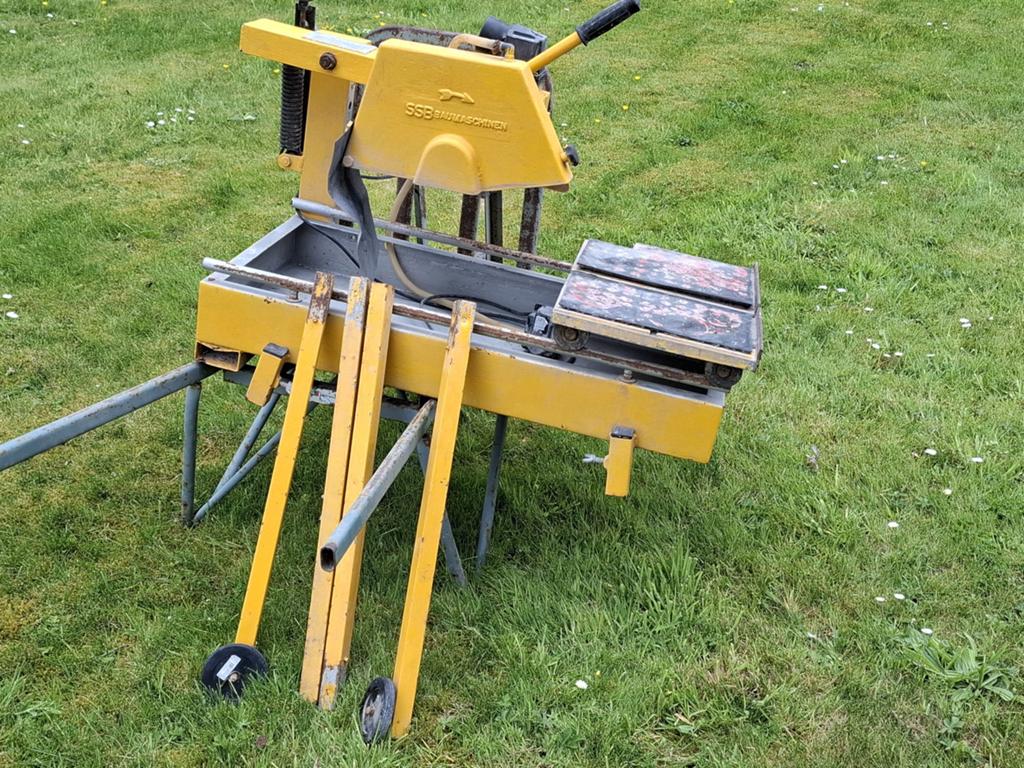 Steen zaagtafel, Ophalen, Gebruikt