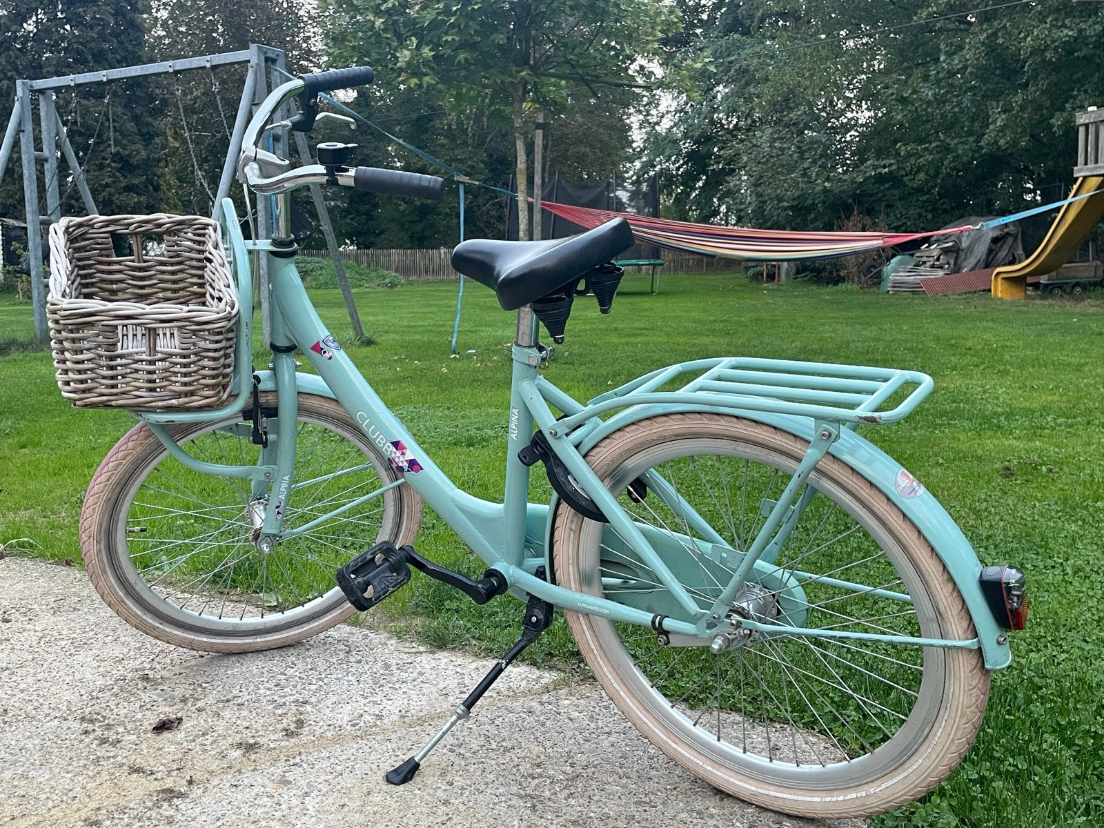 Alpina Clubb 22 inch kinderfiets meisjesfiets, Ophalen, Gebruikt, Terugtraprem, 20 inch of meer