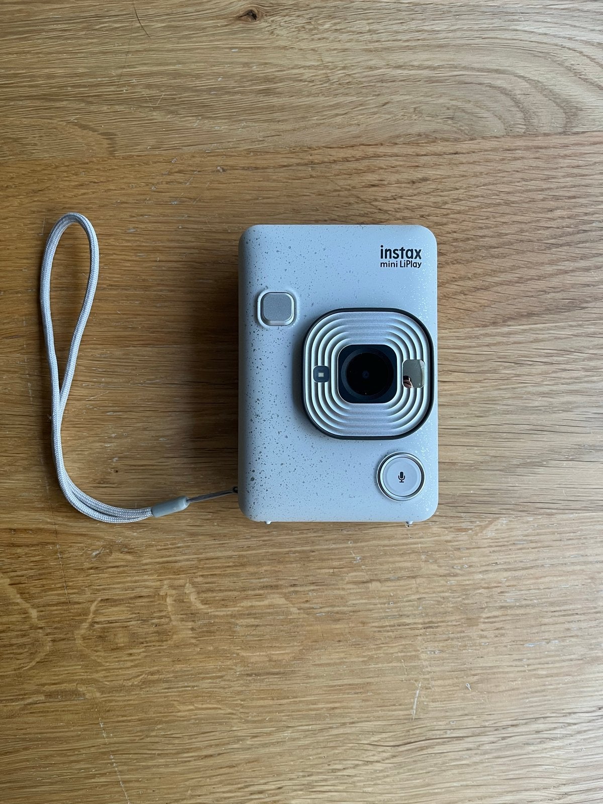 Fujifilm Instax Mini LiPlay Stone White met tasje, Compact, Ophalen of Verzenden, Zo goed als nieuw, Fuji