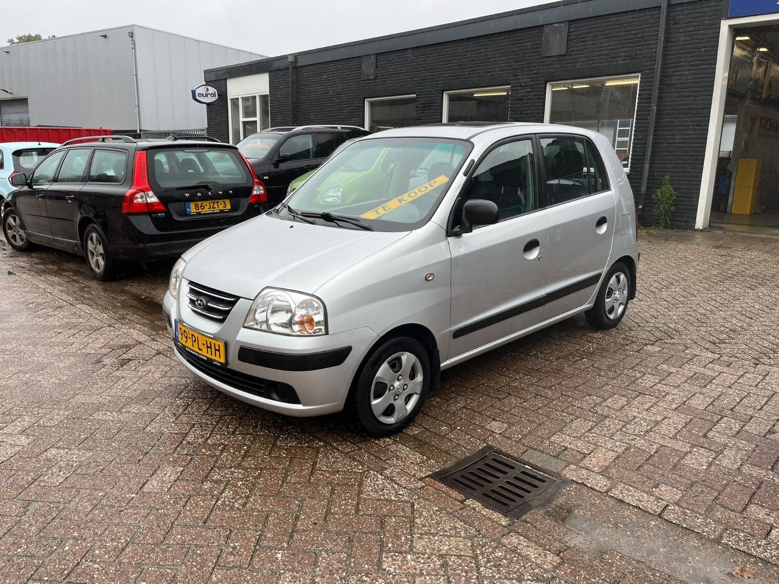 Hyundai Atos 1.1 2004 Grijs Stuurbekrachtiging APK, Auto's, Voorwielaandrijving, 31 €/maand, 4 cilinders, Origineel Nederlands