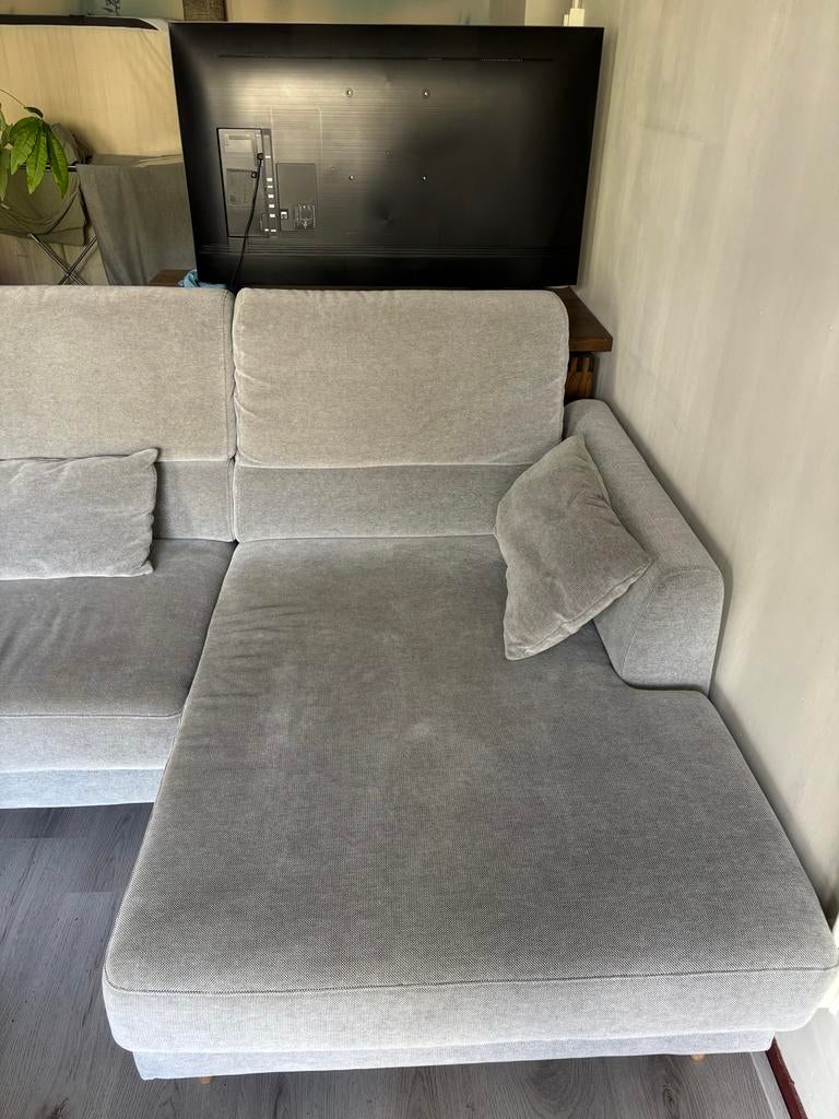 Ikea Slatorp Grijze 3-zits bank in goede staat, Ophalen, Hoekbank, Driepersoons, 75 tot 100 cm