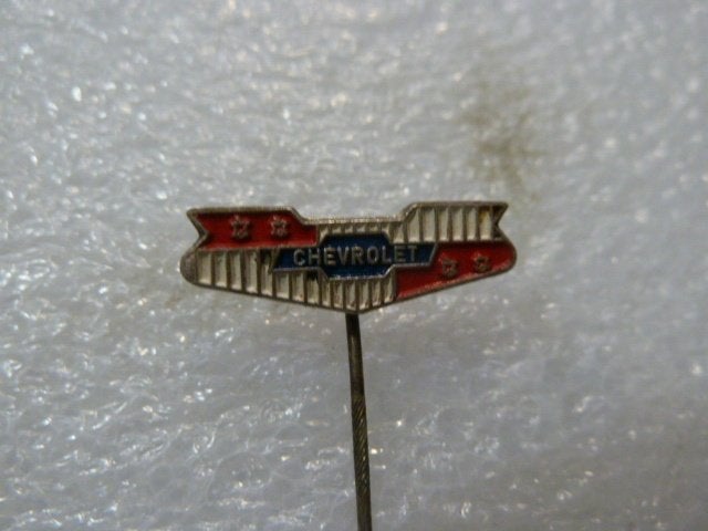 Vintage Chevrolet Speldje - Klassiek Auto Logo, Ophalen of Verzenden, Gebruikt, Merk, Speldje of Pin