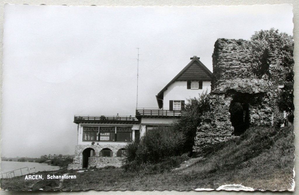 Arcen, Schanstoren, Verzamelen, Ansichtkaarten | Nederland, Ophalen of Verzenden, 1960 tot 1980, Gelopen, Limburg
