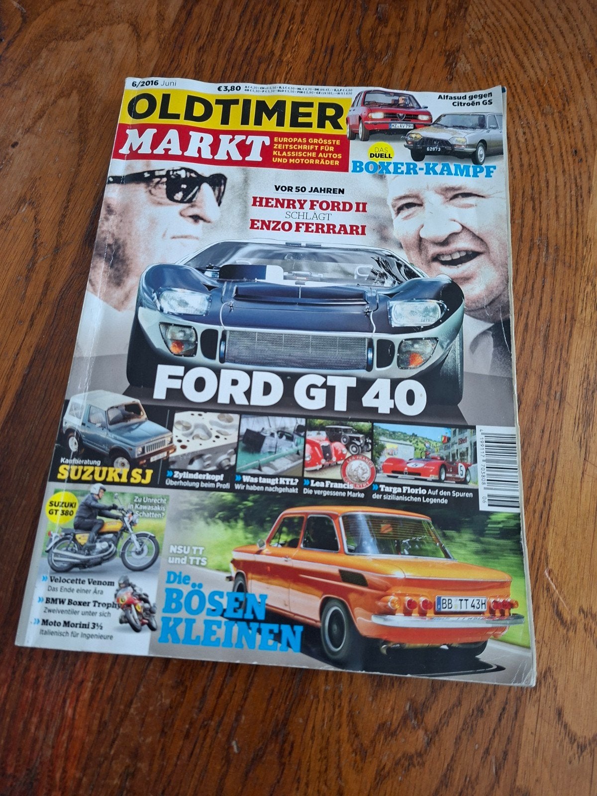 Oldtimer Markt Magazine Juni 2016 - Ford GT40, Ophalen of Verzenden, Gelezen, Overige typen