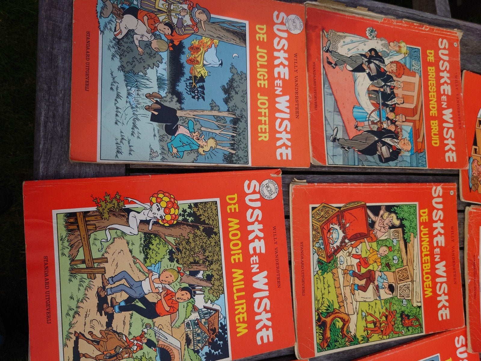 oude eerste druk  Suske en Wiske, Meerdere stripboeken, Ophalen, Gelezen
