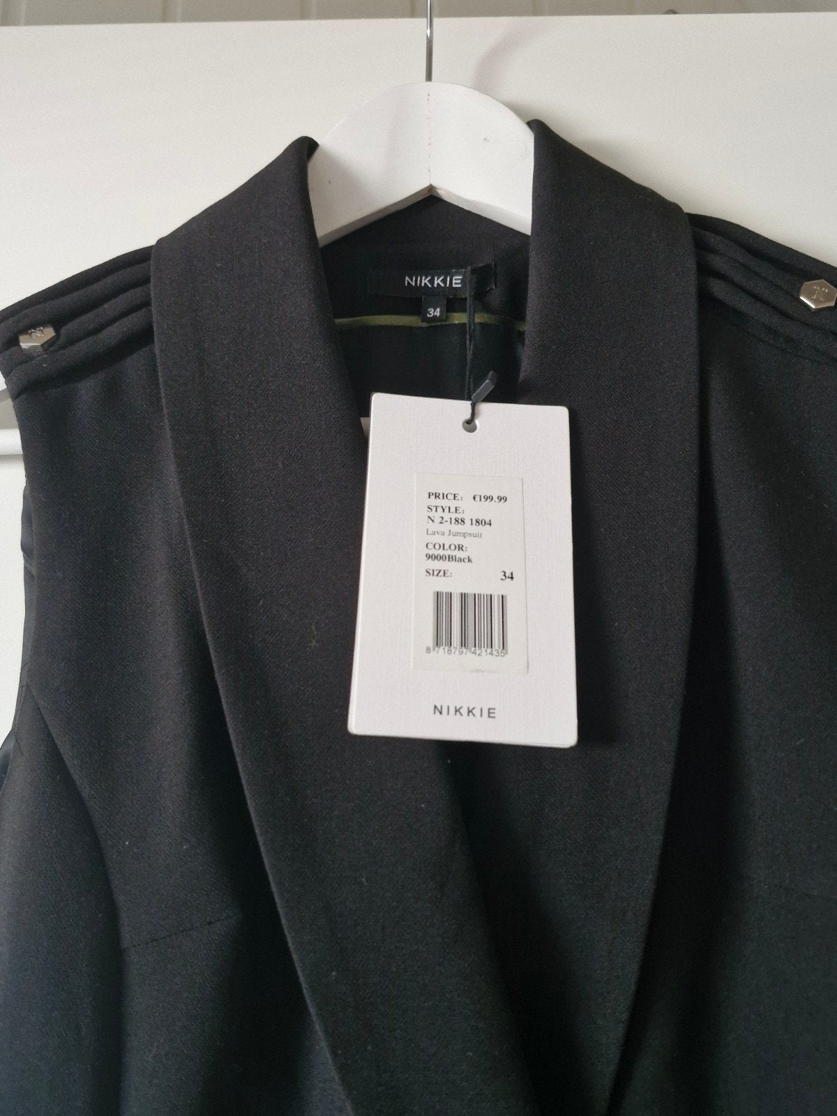 Nikkie Jumpsuit Maat 34 - Nieuw met kaartje, Zwart, Nieuw, Ophalen of Verzenden, Nikkie