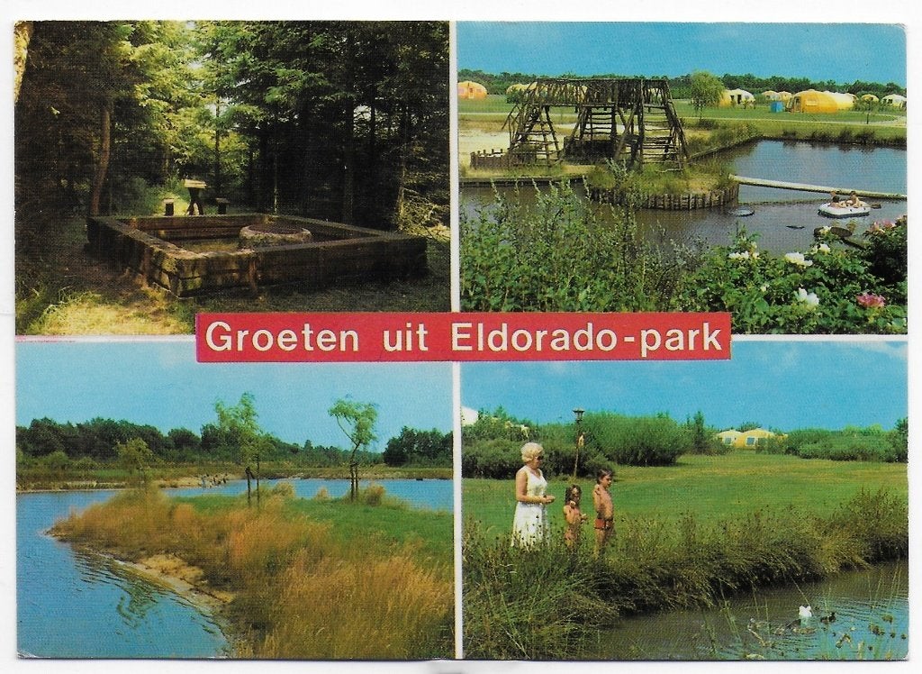 Chaam Eldorado Park Gelopen Ansichtkaart ( B6181 ), Ophalen of Verzenden, 1980 tot heden, Gelopen
