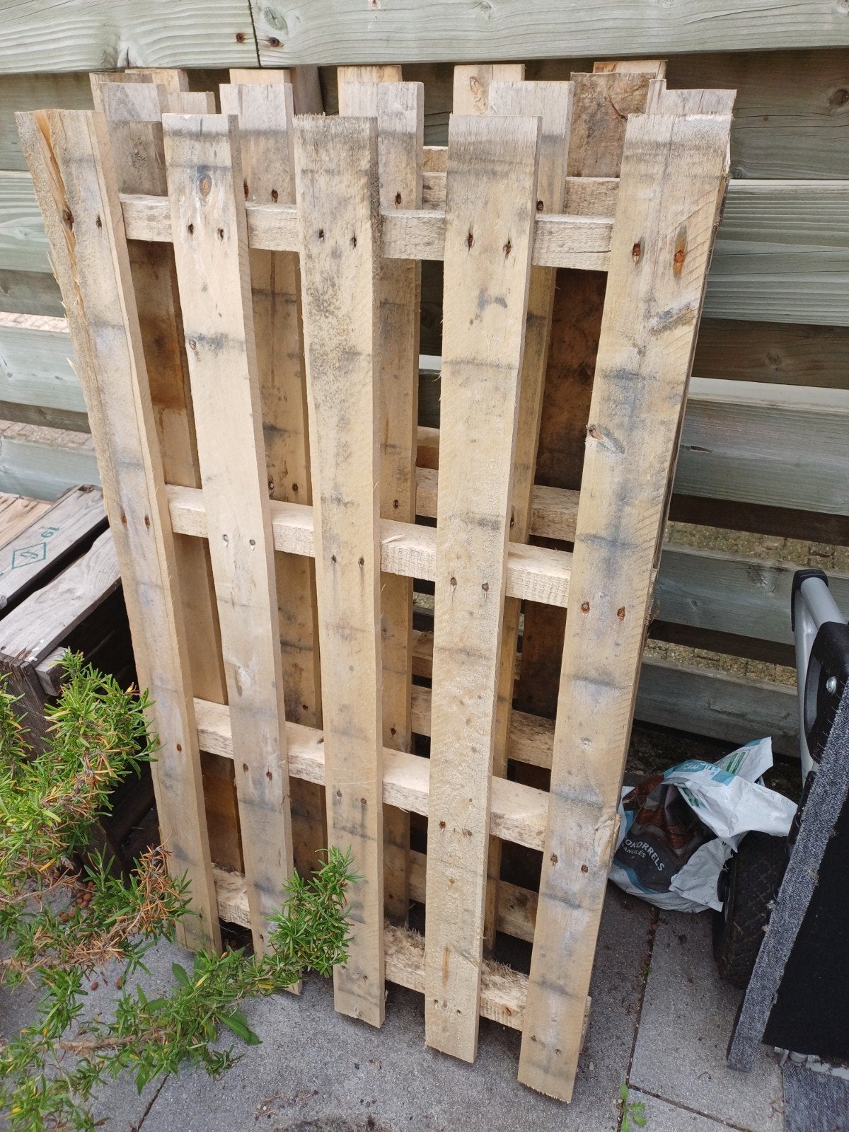3x Pallet voor openhaardhout, Tuin en Terras, Ophalen