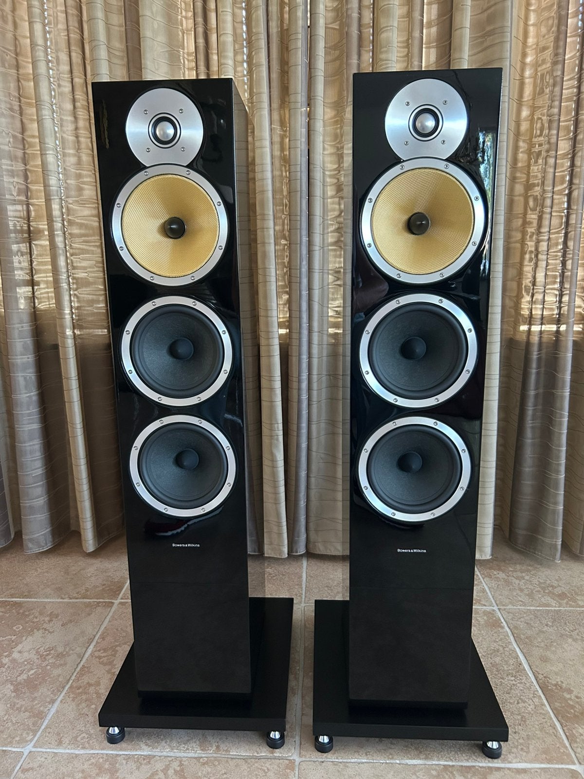 B&W CM9 luidsprekers (GLOSS BLACK), Audio, Tv en Foto, Luidsprekers, Zo goed als nieuw, Bowers & Wilkins (B&W), Ophalen