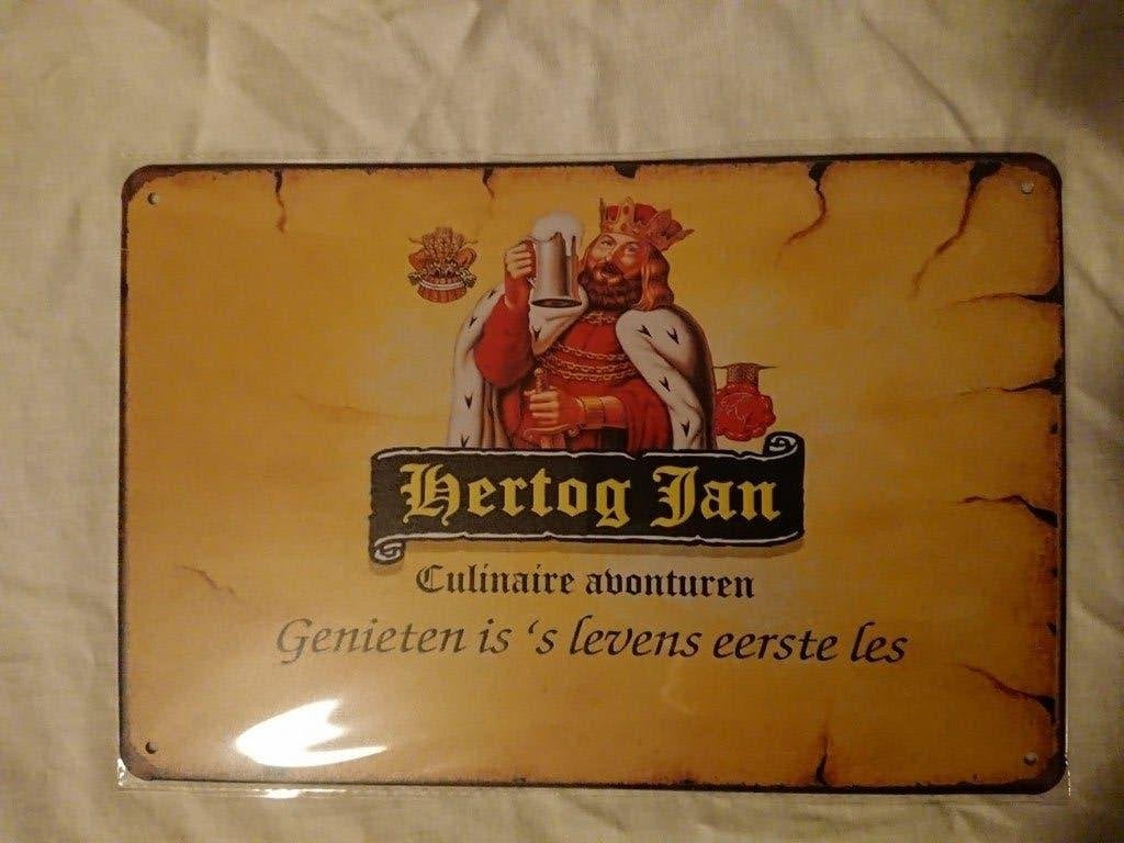 Hertog Jan Reclamebord - Nieuw in verpakking, Ophalen of Verzenden, Nieuw, Reclamebord, Plaat of Schild, Hertog Jan