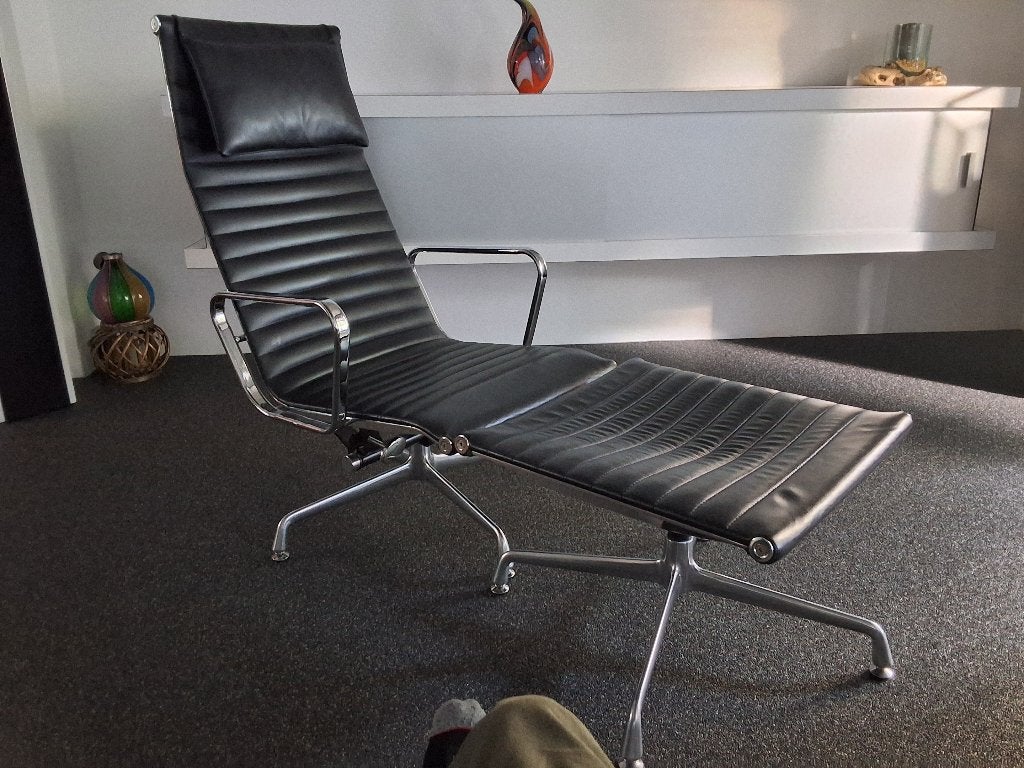 Design fauteuil, Huis en Inrichting, Fauteuils, Ophalen, Gebruikt, Minder dan 75 cm, Leer