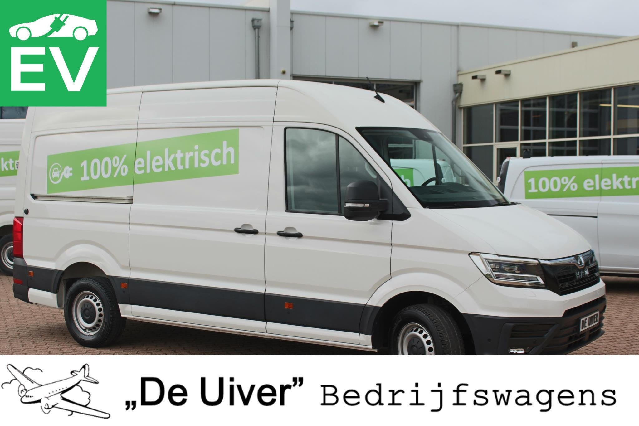 MAN eTGE Elektrisch 136 Pk L3 H3, Gebruikt, Zwart, 40 min, Wit