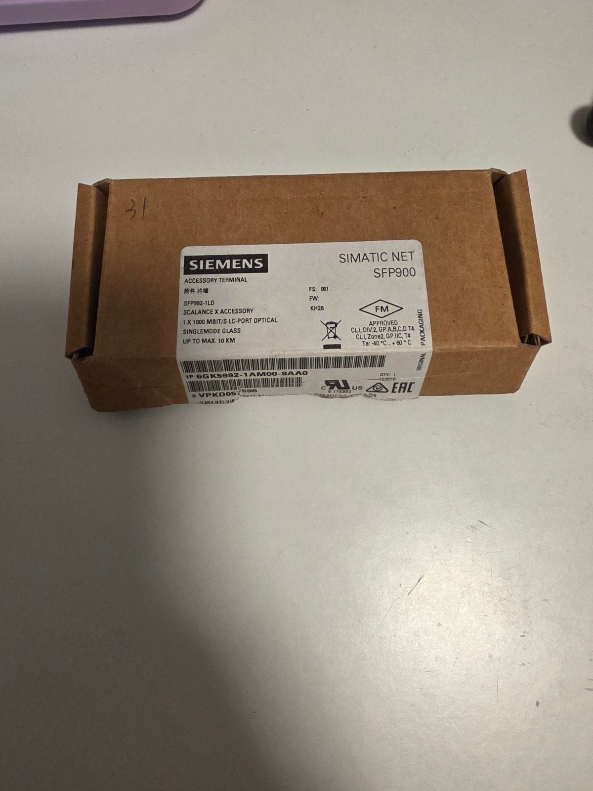 Siemens SIMATIC NET SFP992 Accessoire Terminal, Ophalen of Verzenden