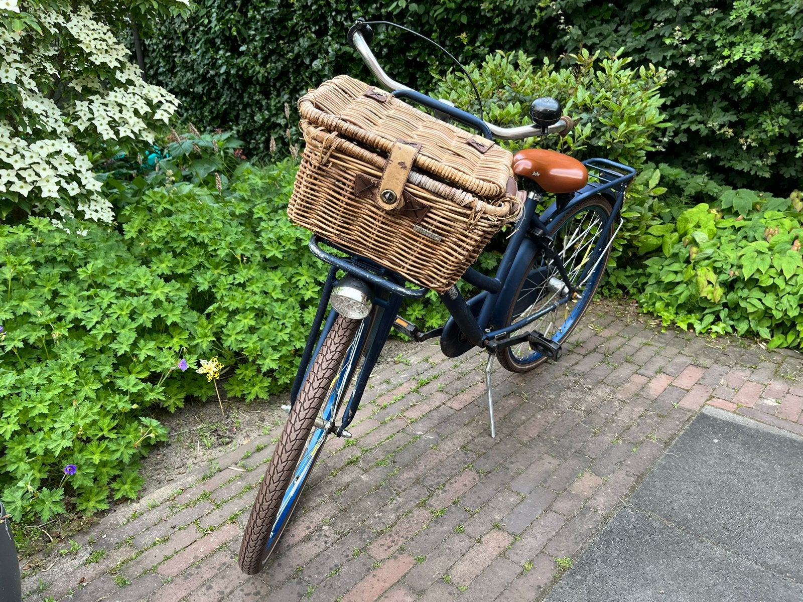 Sparta Pick-Up Dames fiets, Donkerblauw 26 inch, Fietsen en Brommers, Fietsen | Dames | Damesfietsen, Ophalen, Terugtraprem, Sparta