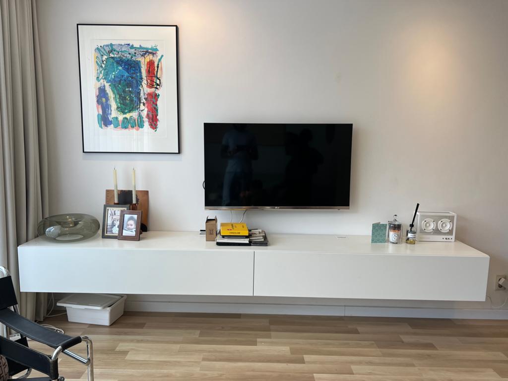 Lema mobili bij Piero Lissoni zwevend wit kast, Ophalen, Zo goed als nieuw, 200 cm of meer, Minder dan 100 cm