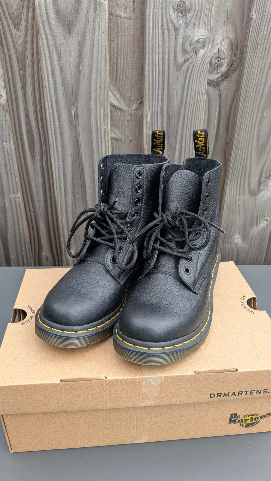 Dr. Martens 1460 Pascal Virginia Leer Laarzen Zwart Maat 39, Zwart, Lage of Enkellaarzen, Nieuw, Ophalen of Verzenden