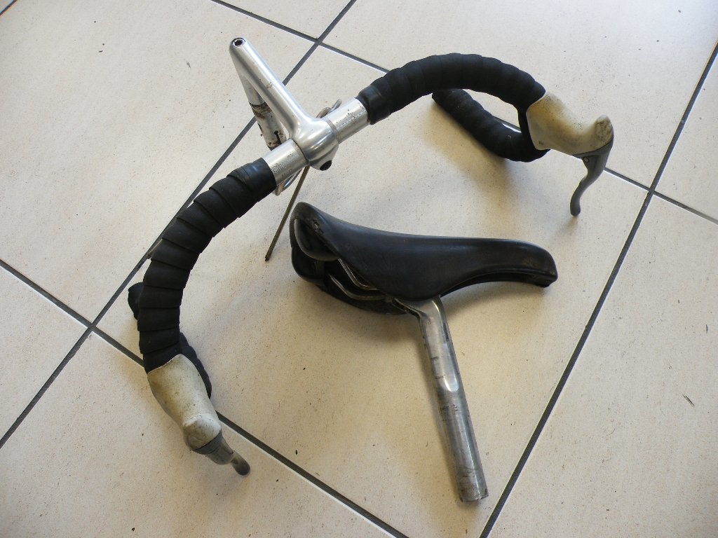 cinelli stuur , koga concor zadel, Ophalen of Verzenden, Gebruikt, Stuur