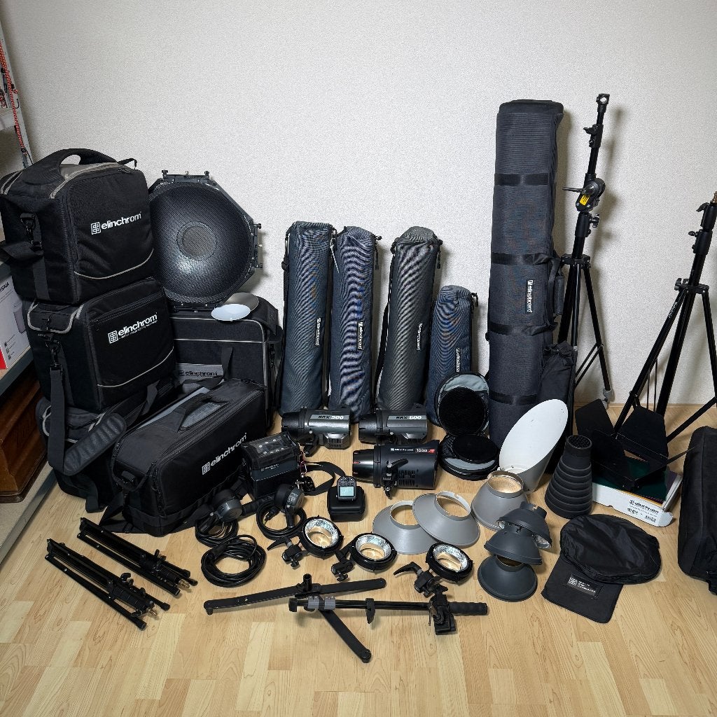 Elinchrom uitgebreide Flitsset met o.a.ELB500/ ELC Pro 1000, Ophalen, Gebruikt, Elinchrom, Complete fotostudio