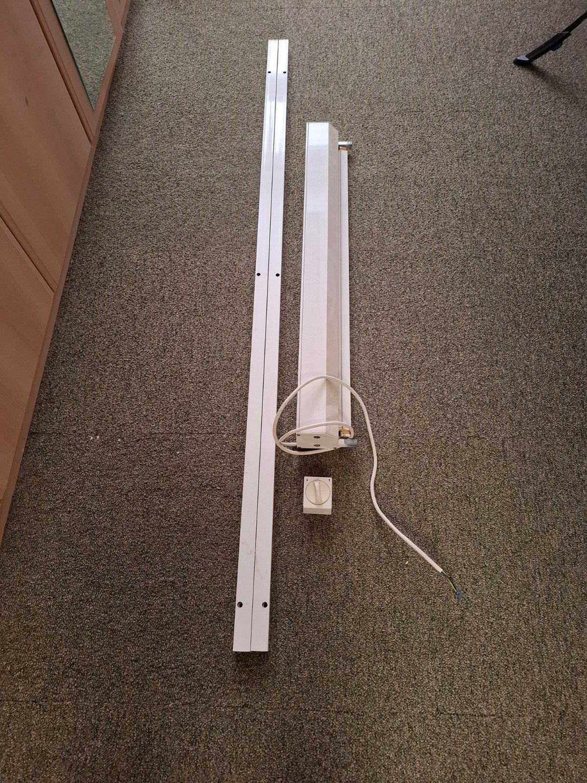 elektrische screen zonnewering buiten crème kleur, Ophalen, Gebruikt, Elektrisch, Minder dan 250 cm