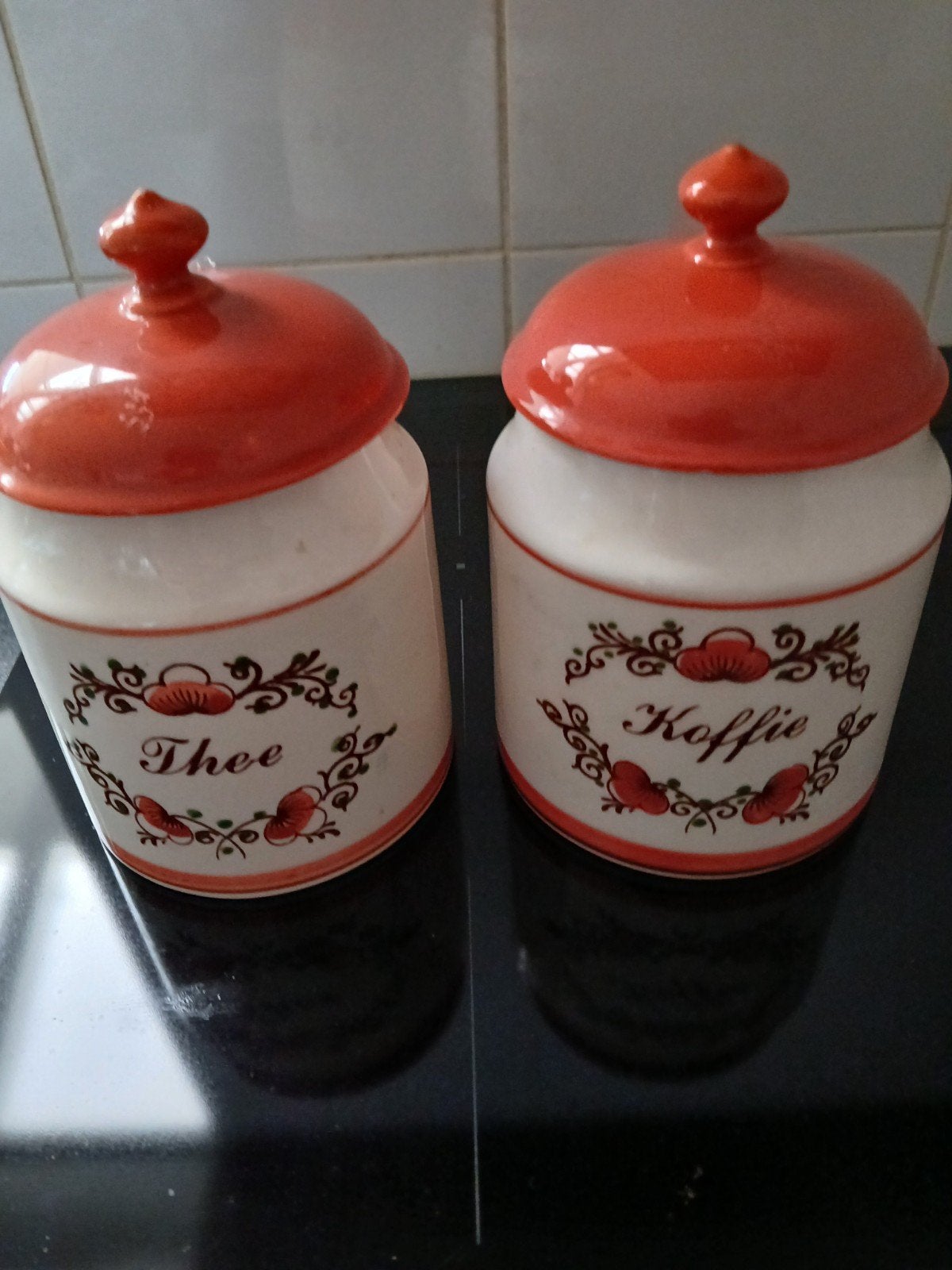 2 mooie potten, Huis en Inrichting, Ophalen, Zo goed als nieuw, Overige materialen, Pot, Bus of Blik