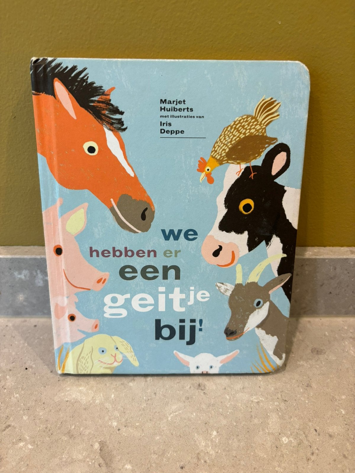Marjet Huiberts - We hebben er een geitje bij!, Gelezen, 3 tot 4 jaar, Ophalen of Verzenden, Marjet Huiberts