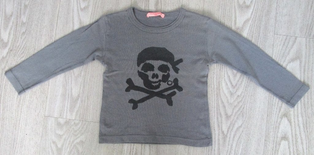 Maison Georges Paris Longsleeve Shirt – Grijs, 80–86 cm, Kinderen en Baby's, Babykleding | Maat 80, Gebruikt, Jongetje of Meisje