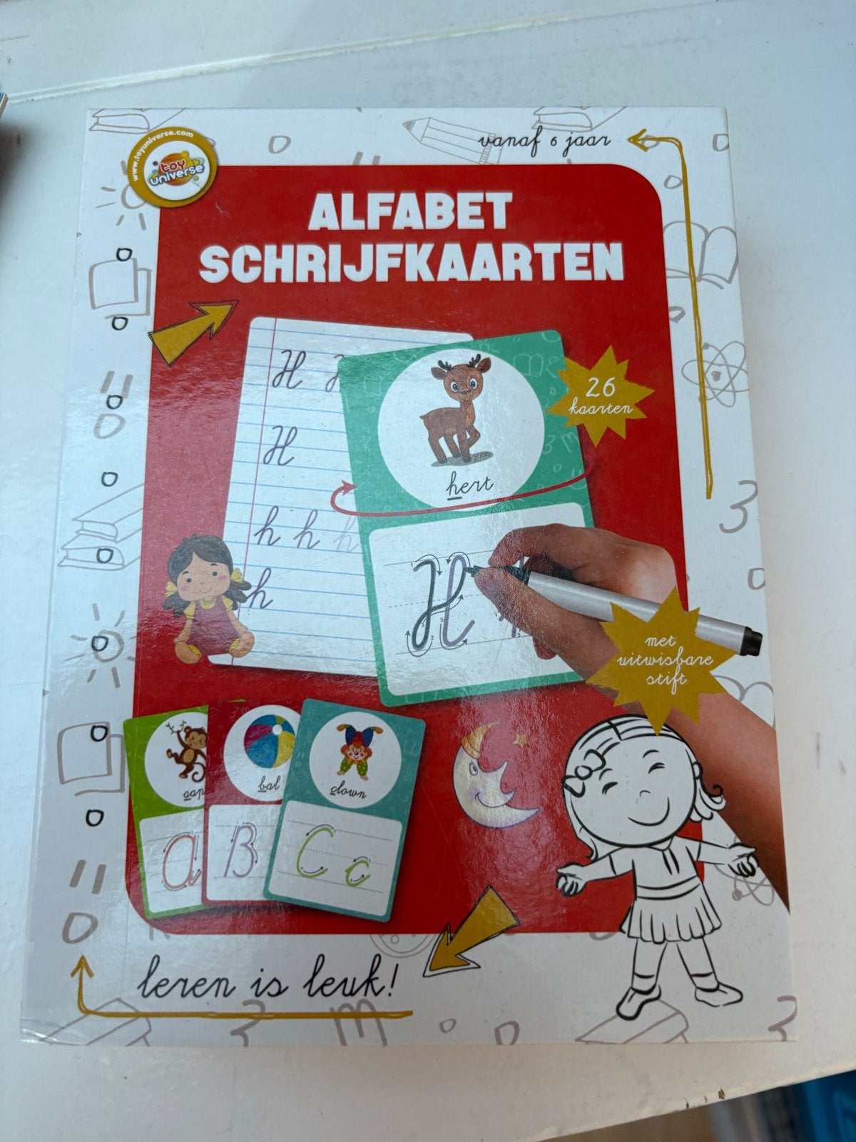 Alfabet Schrijfkaarten - Leren Schrijven vanaf 6 jaar, Ophalen, Nieuw, Taal en Lezen