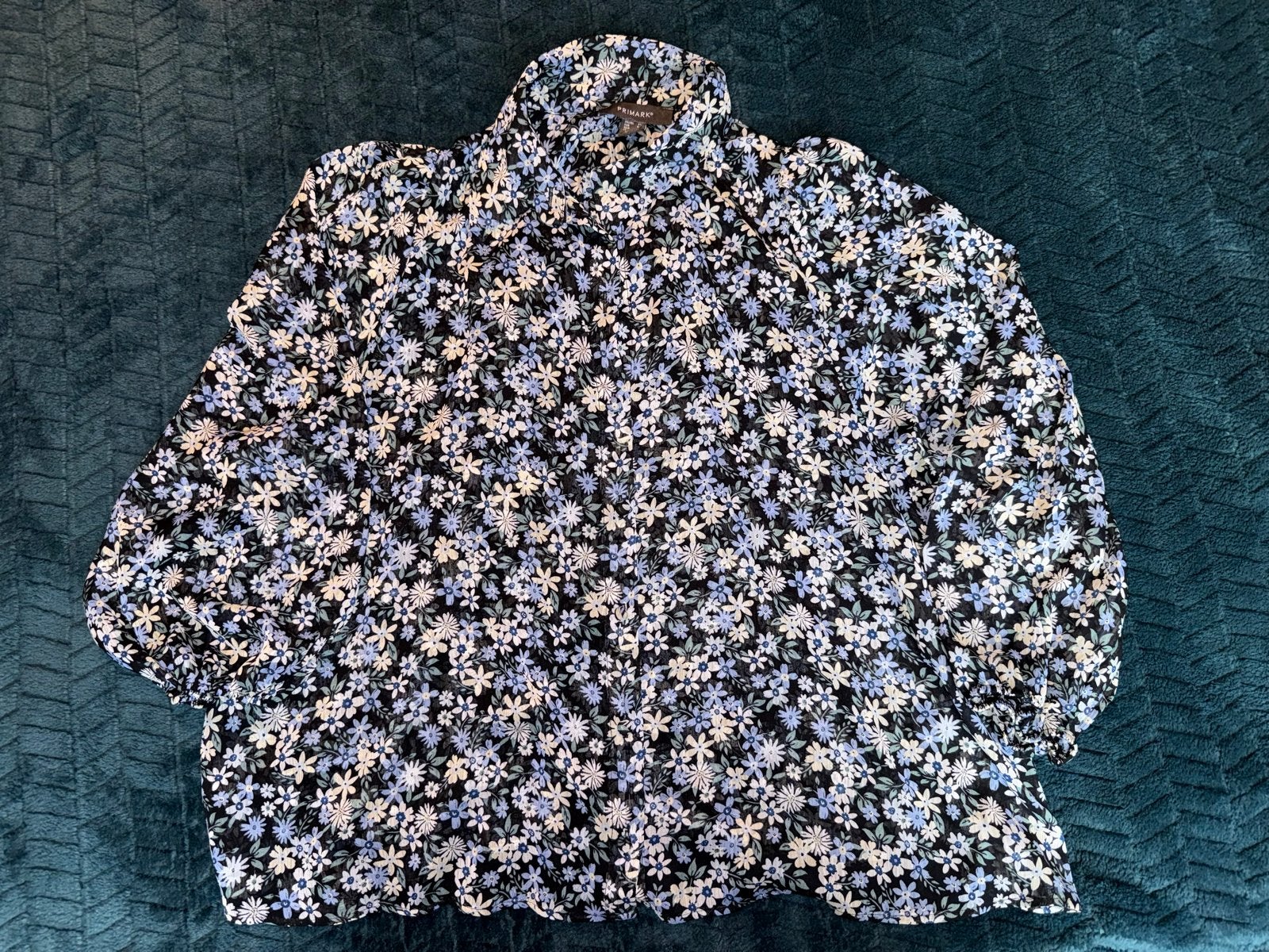 Primark bloemenblouse maat 42, Ophalen, Zo goed als nieuw, Maat 42/44 (L), Meerkleurig