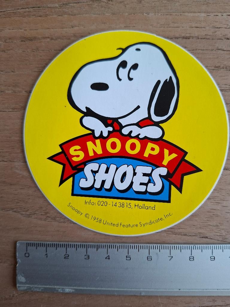 Sticker Snoopy shoes, Verzenden, Zo goed als nieuw, Merk