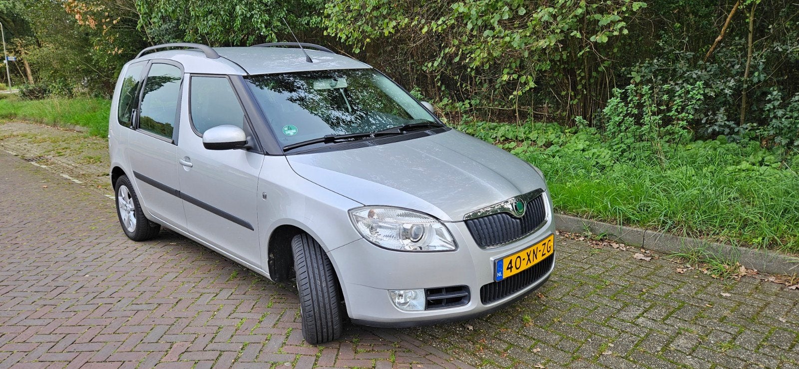 Skoda Roomster 1.6 16V 77KW Scout AUT 2007 Grijs, 450 kg, 4 cilinders, Origineel Nederlands, Particulier