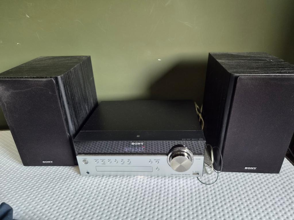 Sony CMT-SBT100B DAB+ Radio met Bluetooth en CD-speler, Ophalen, Gebruikt, Microset, Tuner of Radio