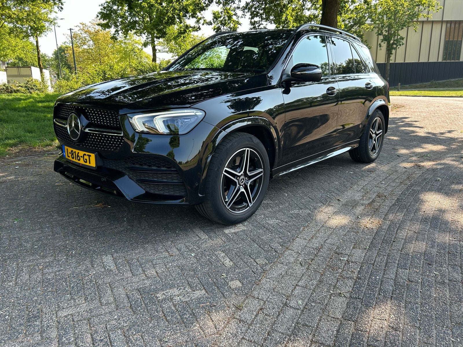 Mercedes-Benz GLE 450 4MATIC 367pk 9G-TRONIC 2020 Zwart, Auto's, 367 pk, 138 €/maand, GLE, Zwart