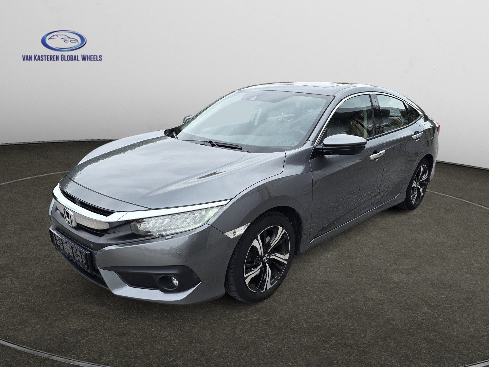 Honda Civic 1.5 i-VTEC Executive|1ste eig.|dealer onderh.|, Auto's, Zwart, 4 cilinders, Bluetooth, Leder