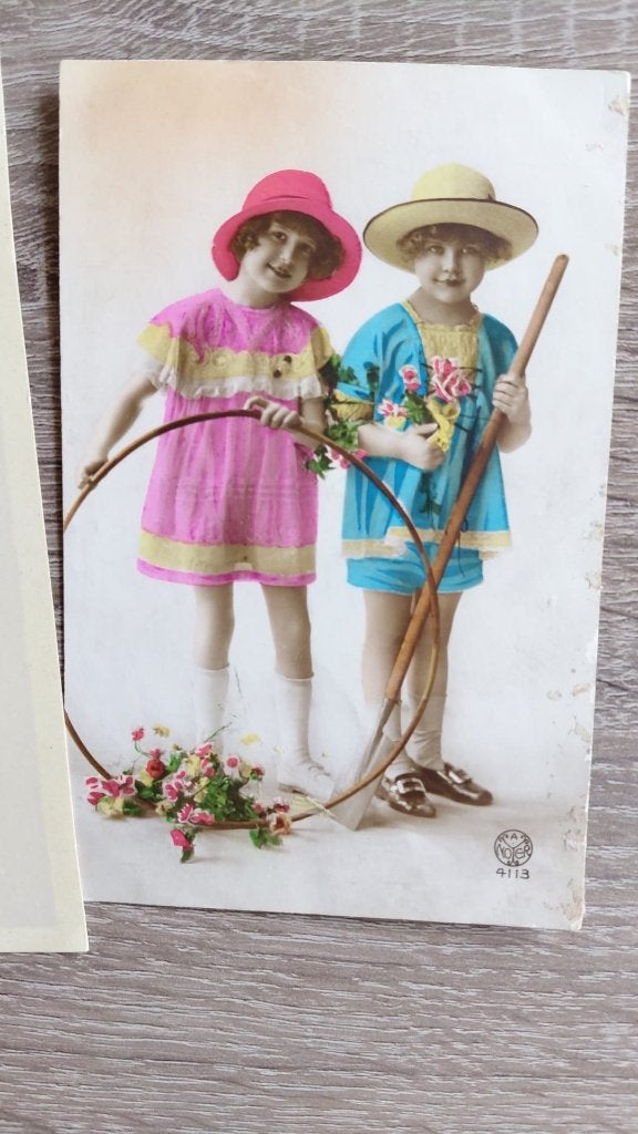kaarten verzamelen thema, Ophalen of Verzenden, 1940 tot 1960, Gelopen, Kinderen