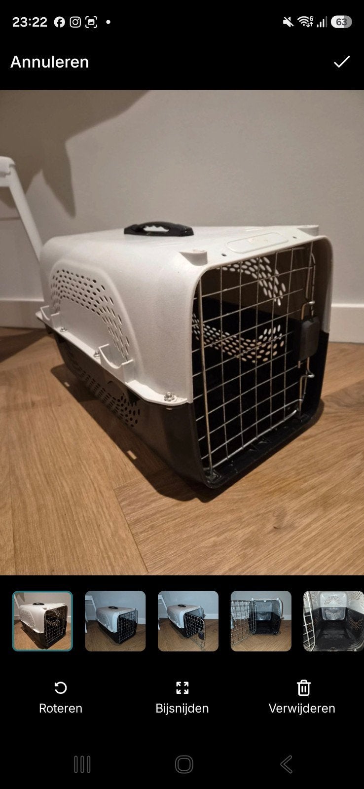 vervoersbox voor hond en kat, Ophalen, Zo goed als nieuw