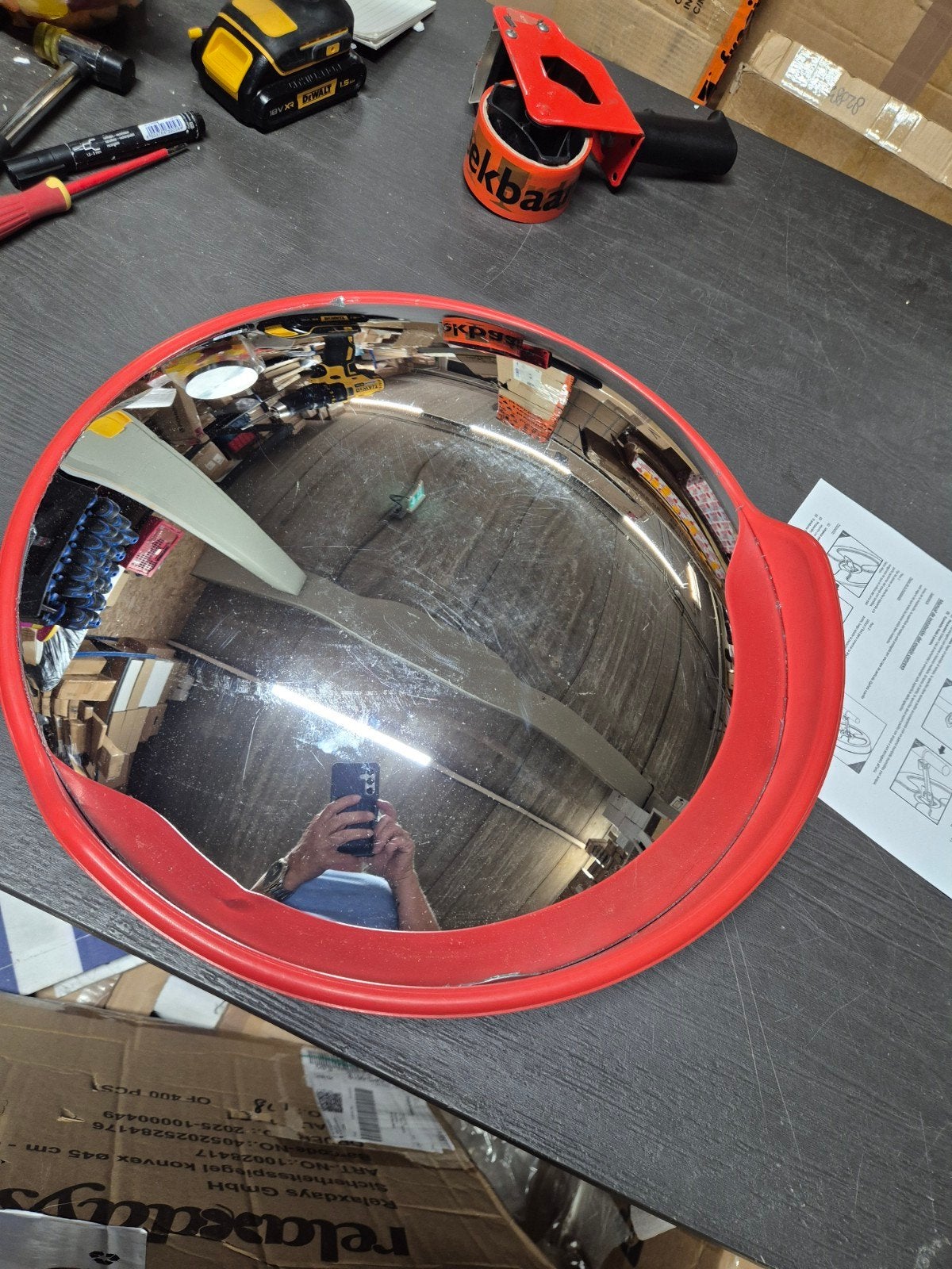 verkeersspiegel met beugel, Auto-onderdelen, Spiegels, Ophalen of Verzenden