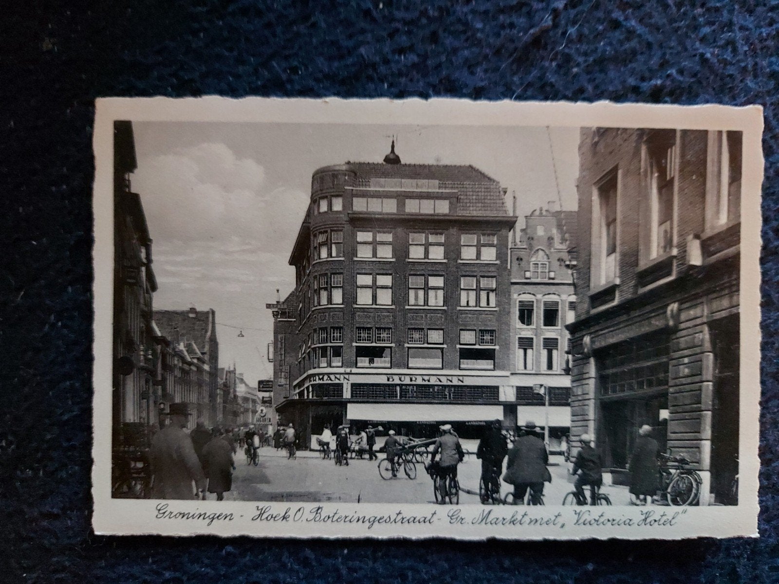 Oude Ansichtkaart Groningen: Hoek O. Boteringestraat, Ophalen of Verzenden, Voor 1920, Ongelopen, Groningen
