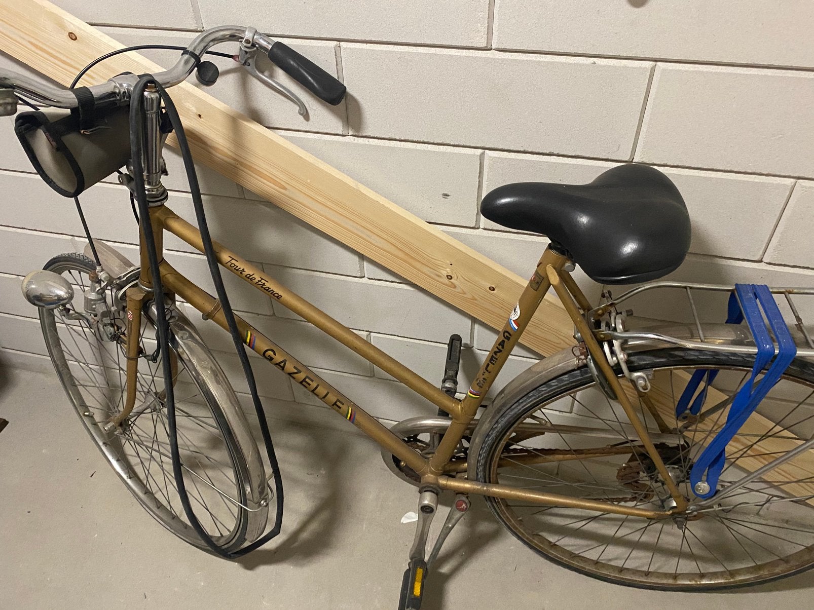 Gazelle retro fiets, Ophalen