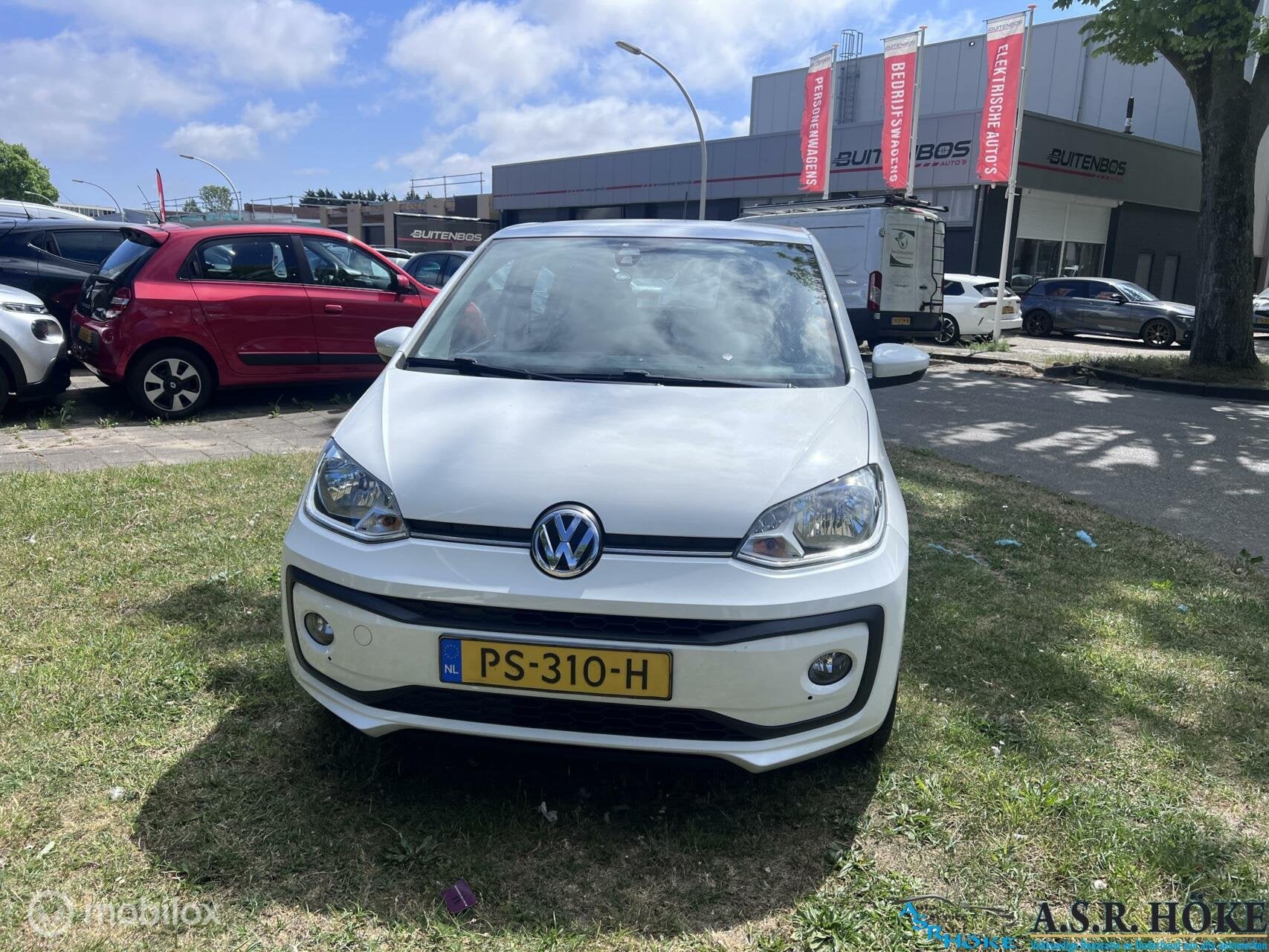 Volkswagen Up! 1.0 BMT high up!, Auto's, Voorwielaandrijving, Gebruikt, Wit, Origineel Nederlands