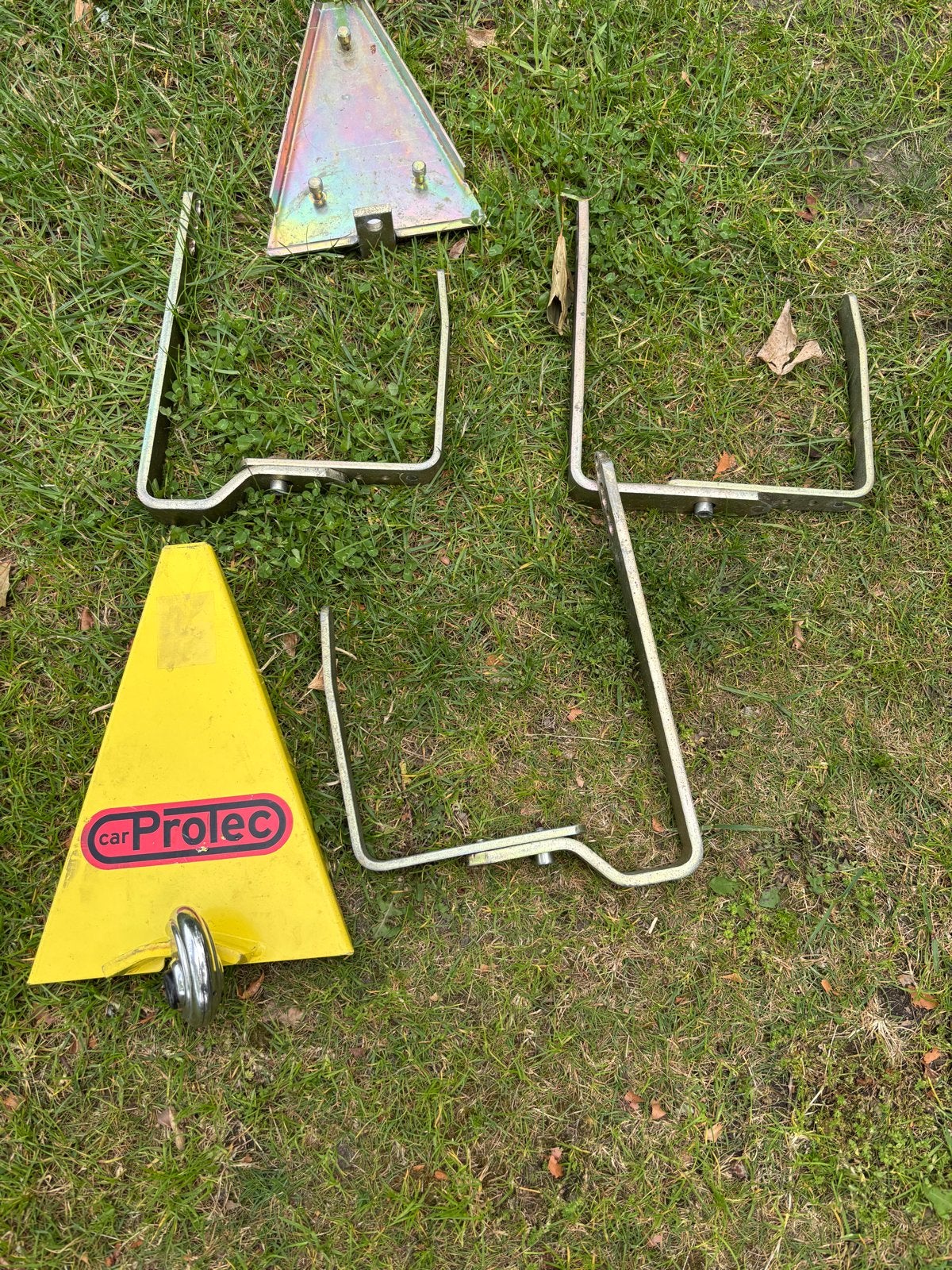 Wielklem slot Car Protec, Caravans en Kamperen, Caravan accessoires, Ophalen, Zo goed als nieuw