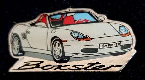 Porsche Boxster afbeelding pin, Verzamelen, Speldjes, Pins en Buttons, Verzenden, Nieuw, Transport, Speldje of Pin