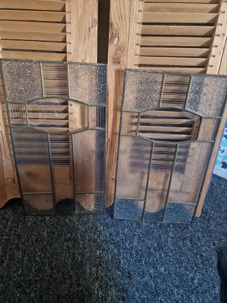 Glas in lood raampjes, Ophalen