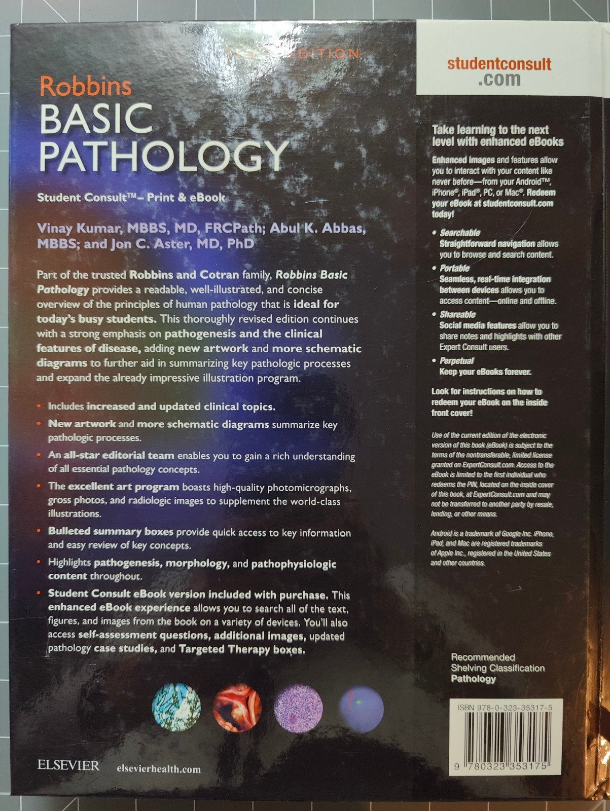 Basic Pathology - Robbins, Boeken, Ophalen of Verzenden, Beta, Zo goed als nieuw, WO